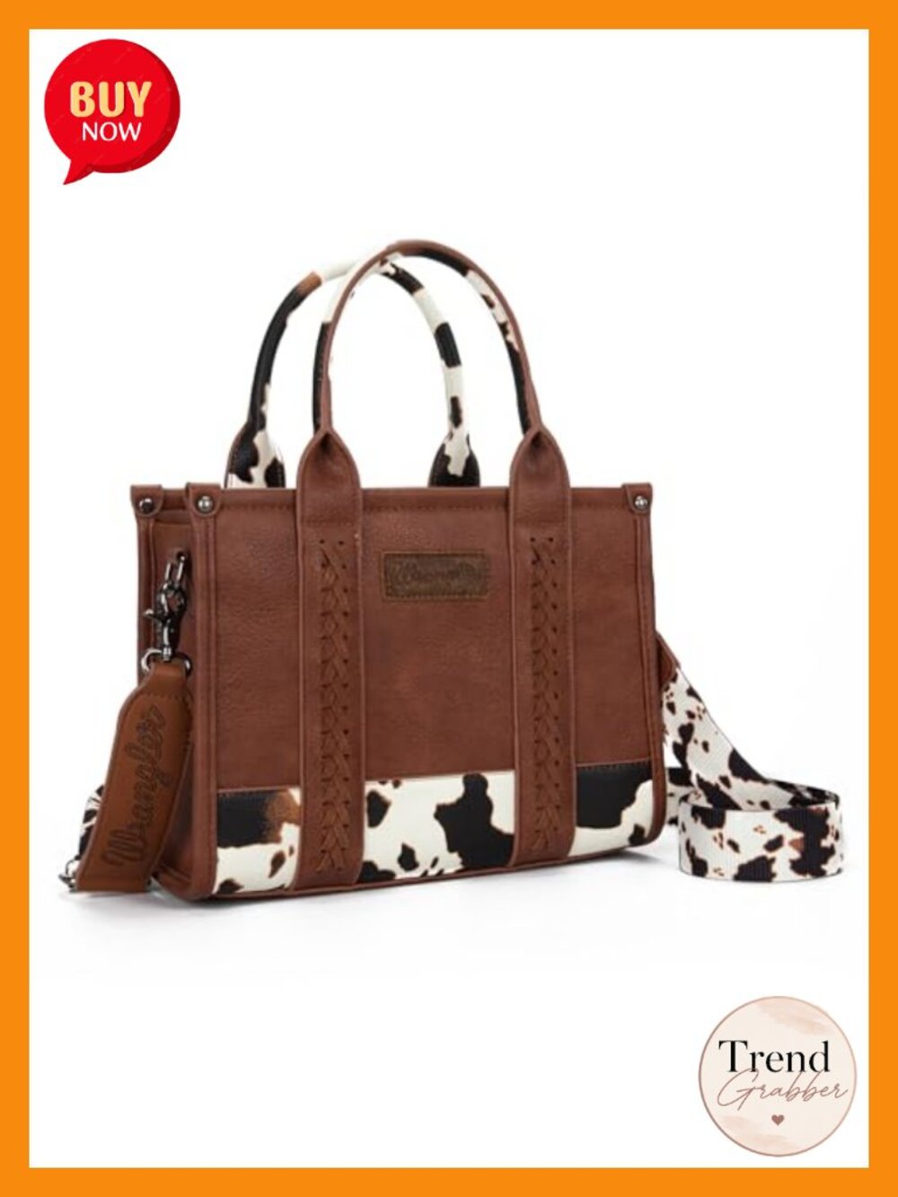 Vegan Leather Tote Bag with Adjustable Shoulder Strap
